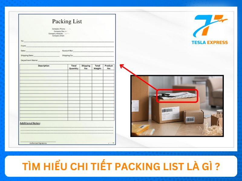 packing list la gi
