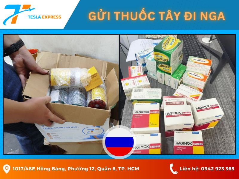 gui thuoc tay di nga