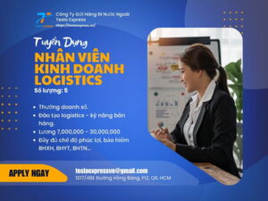 tuyen dung nhan vien kinh doanh logistics tesla express