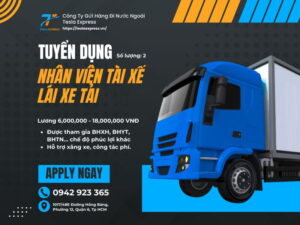 tuyen dung tai xe lai xe tai tesla express
