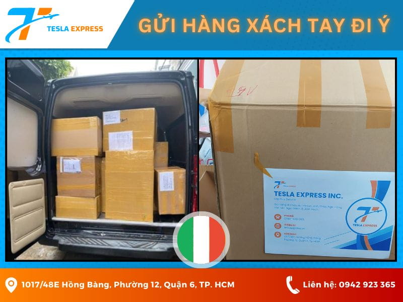 gui hang xach tay di y