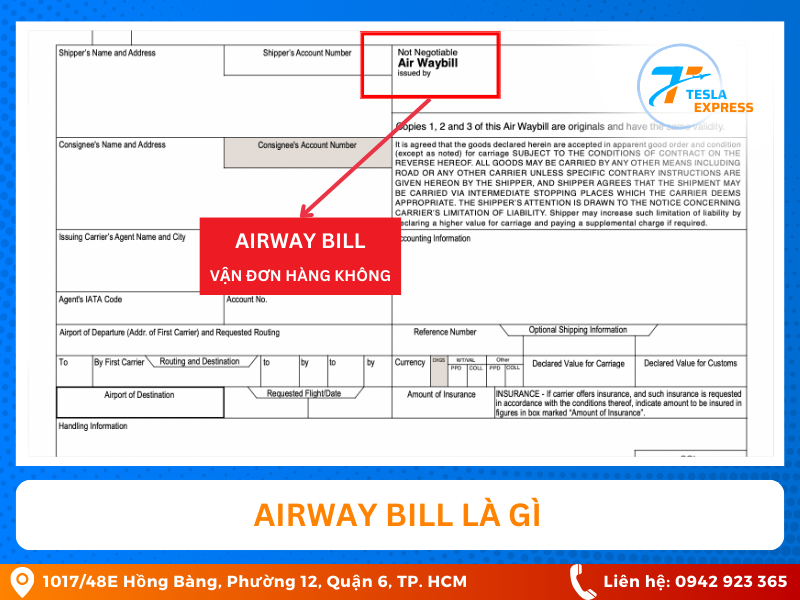 airway bill la gi