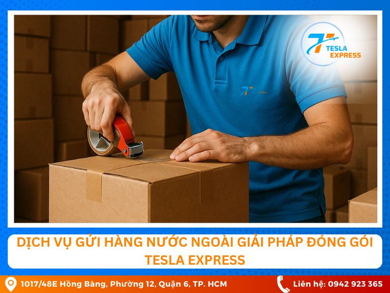 dich vu gui hang chuyen nghiep ho tro dong goi hang hoa tesla express