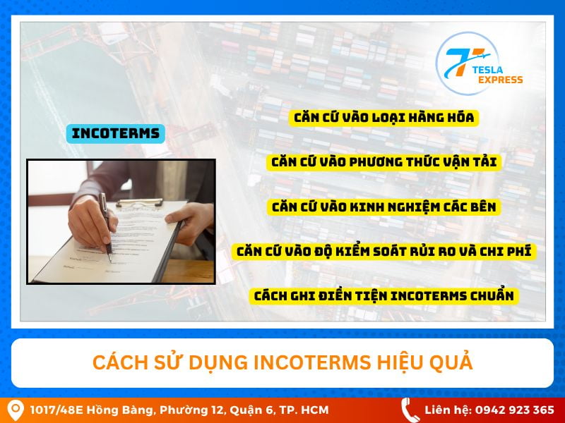 cach su dung incoterms hieu qua trong logistics