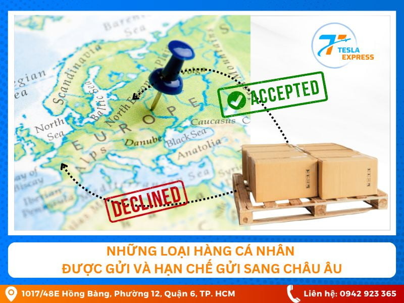 cac loai hang ca nhan duoc gui va khong duoc gui sang chau au