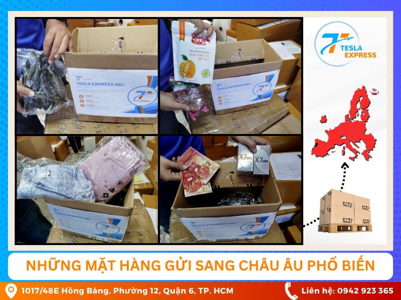 cac mat hang gui sang chau au pho bien