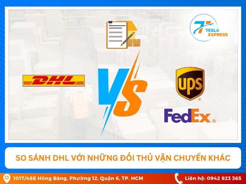 so sanh dhl va ups va fedex