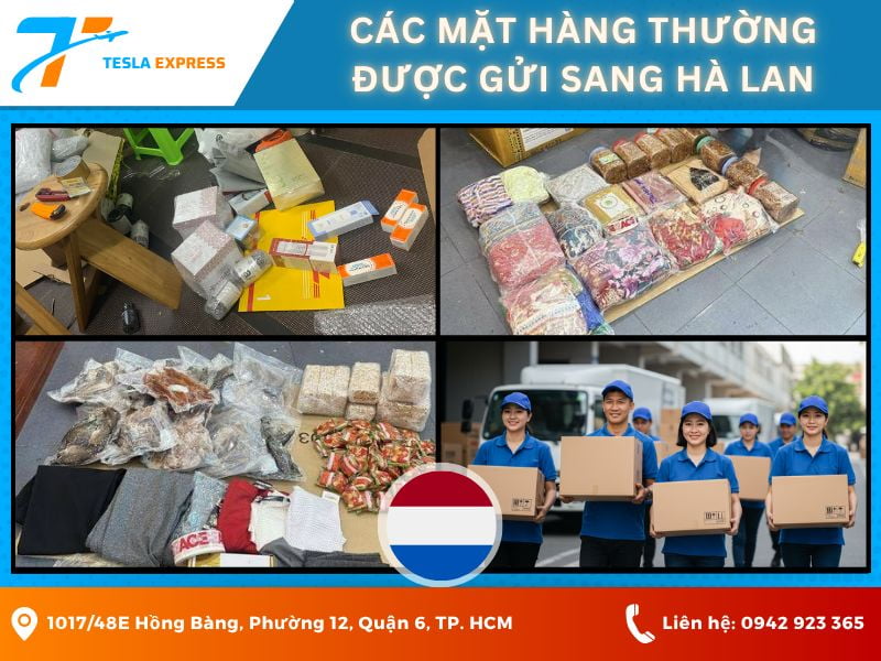 cac mat hang thuong duoc gui sang ha lan