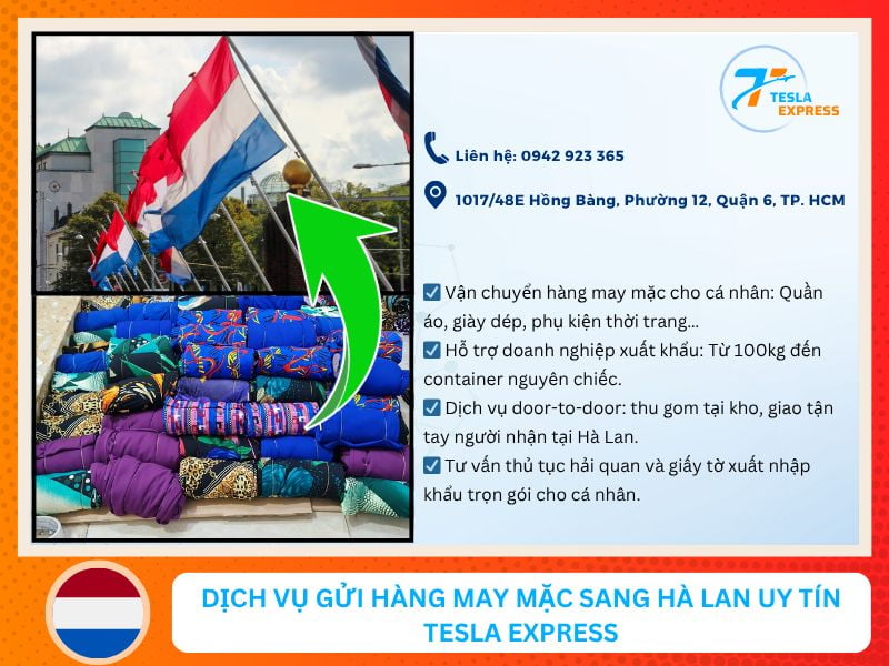 dich vu van chuyen hang may mac sang ha lan uy tin tesla express