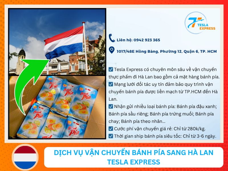 dich vu van chuyen banh pia sang ha lan uy tin tesla express