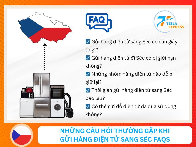 giai dap cac cau hoi khi gui hang dien tu sang sec faqs