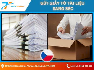 Gửi giấy tờ tài liệu sang Séc