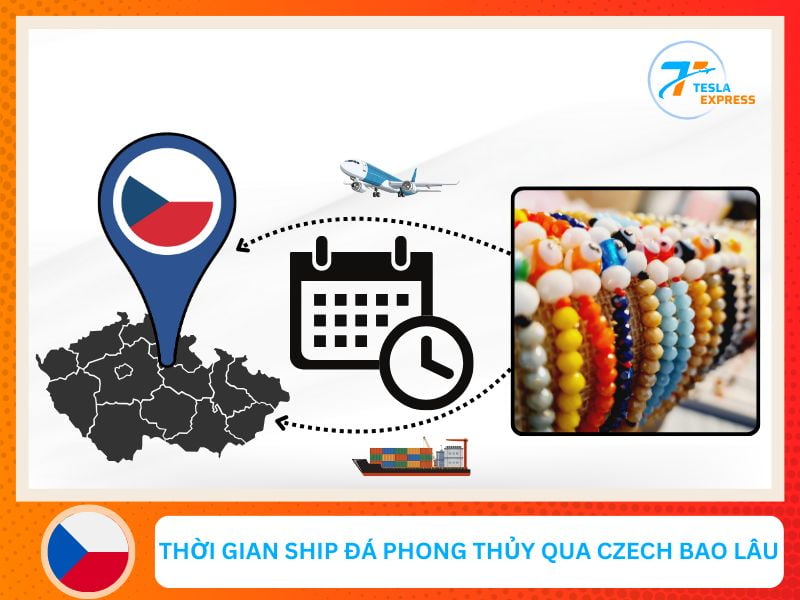 thoi gian van chuyen cac loai da phong thuy di cong hoa sec bao lau