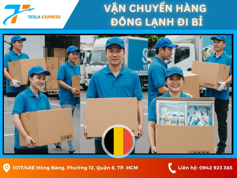 Vận chuyển hàng đông lạnh đi Bỉ