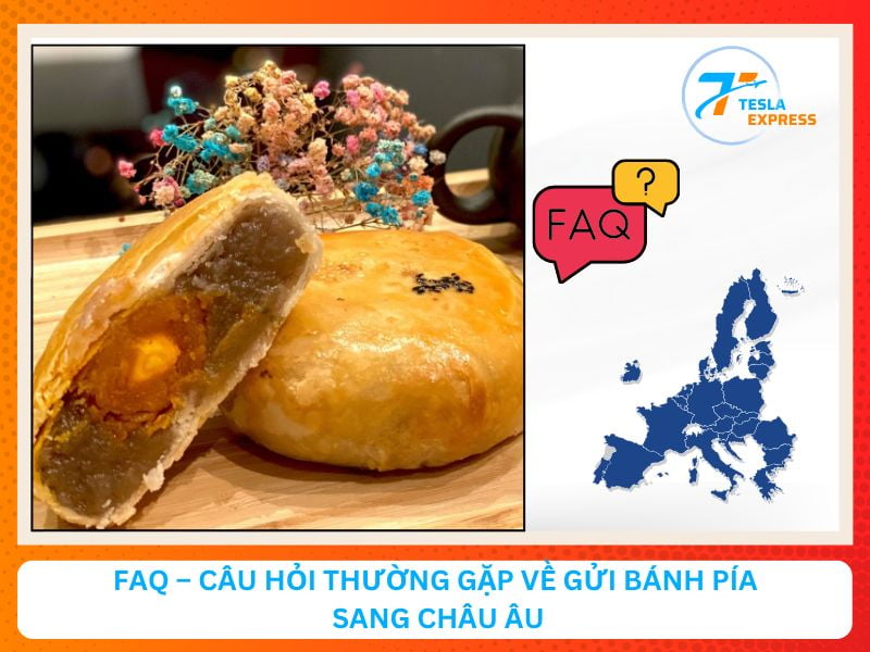 FAQ – Câu hỏi thường gặp về gửi bánh pía sang Châu Âu