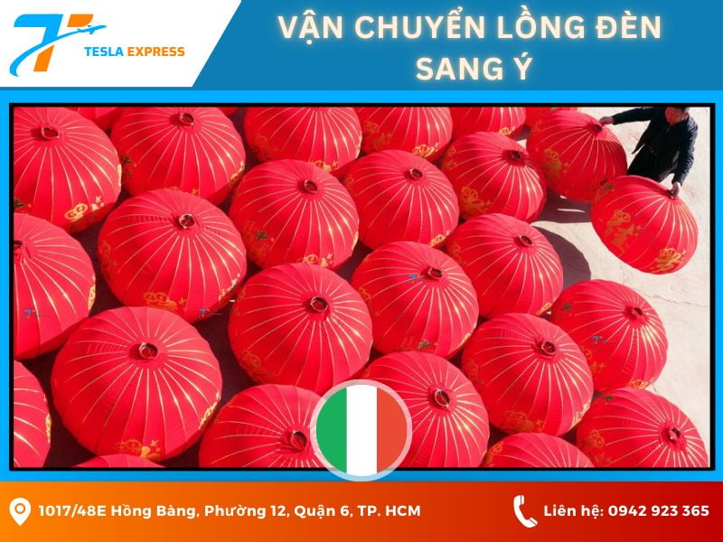 Vận chuyển lồng đèn sang Ý