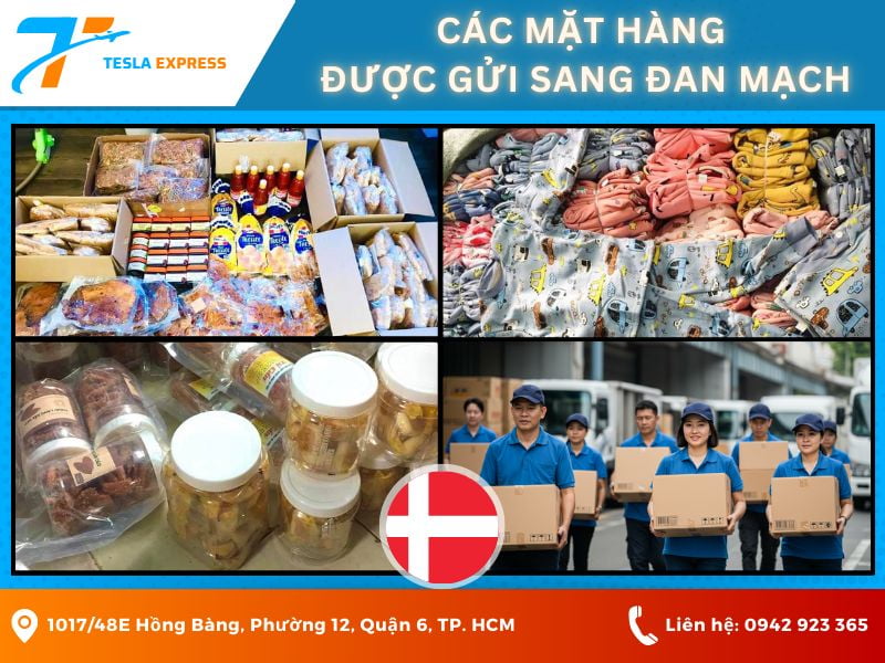 cac mat hang duoc gui sang dan mach