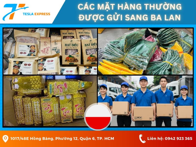 cac mat hang thuong duoc gui sang ba lan