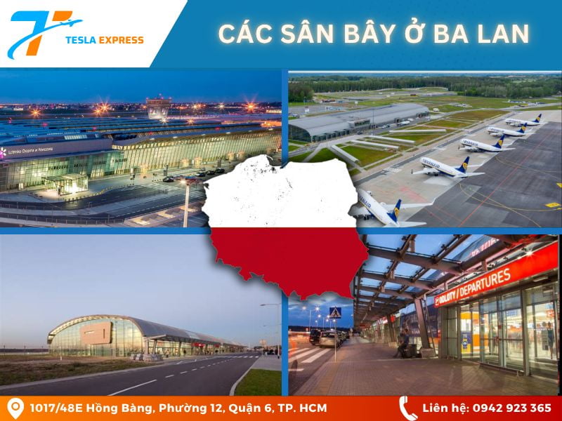 Tong quan cac san bay o ba lan