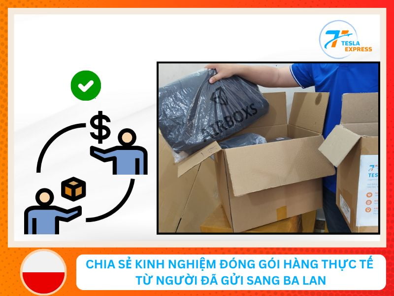 chia se kinh nghiem dong goi hang gui sang ba lan trong thuc te