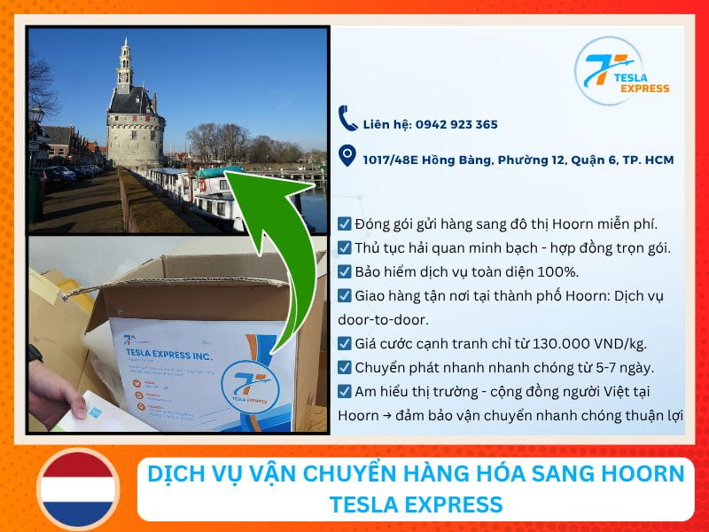 dich vu van chuyen hang hoa sang hoorn tesla express