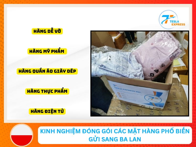 kinh nghiem dong goi hang gui sang ba lan theo tung loai hang hoa