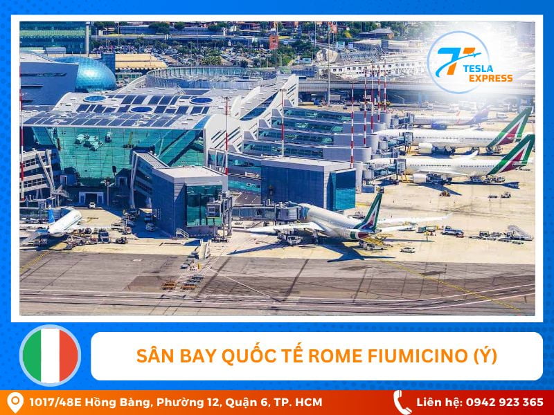 san bay rome fiumicino