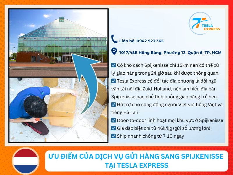 dich vu gui hang sang spijkenisse uy tin tesla express