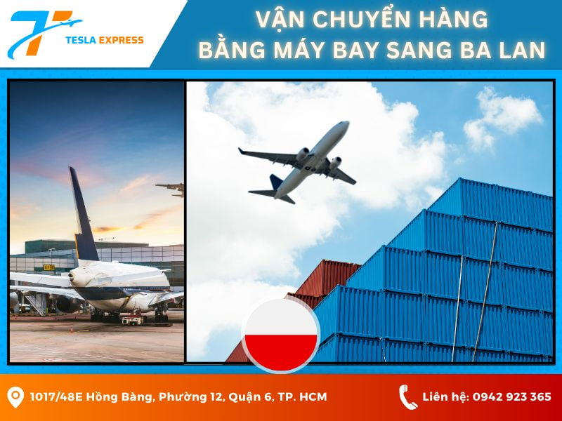 van chuyen hang bang may bay di ba lan