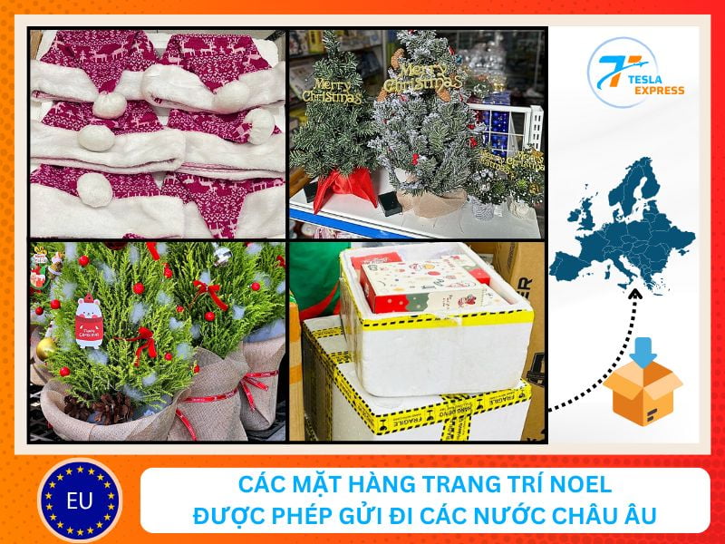 cac mat hang trang tri giang sinh thuong duoc phep gui sang chau au