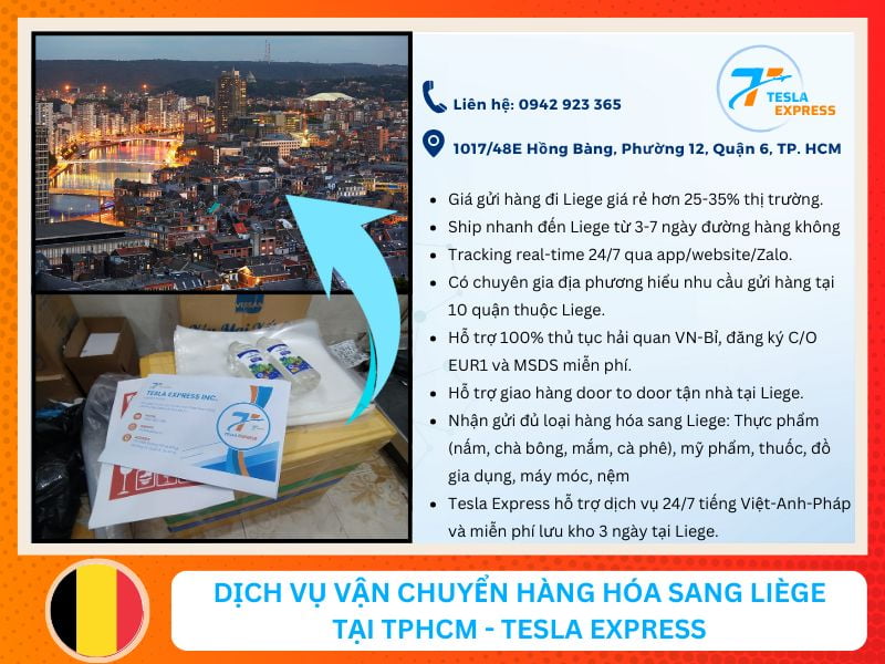 dich vu gui hang hoa sang liege gia re
