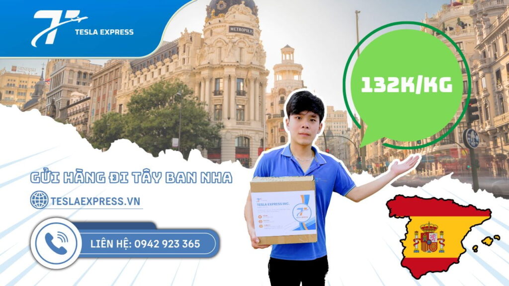 video gioi thieu dich vu gui hang di tay ban nha tesla express