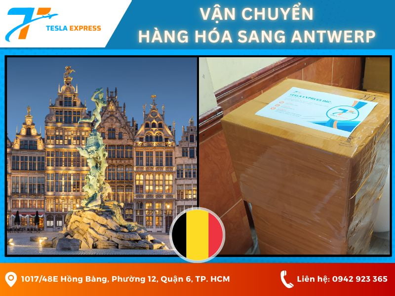 van chuyen hang hoa sang antwerp