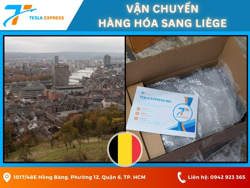 van chuyen hang hoa sang liege