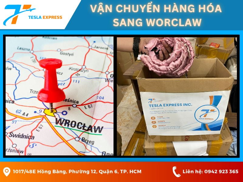 Vận chuyển hàng hóa sang wroclaw