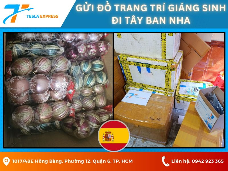 gui do trang tri giang sinh di tay ban nha