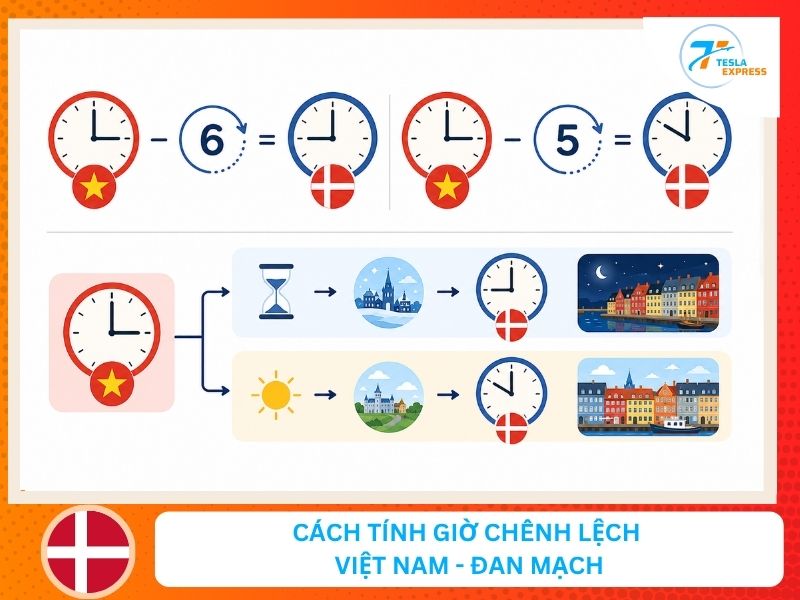 cach tinh gio chenh lech viet nam - dan mach