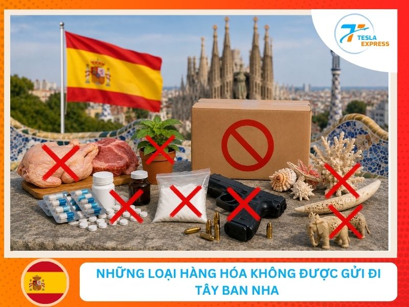 mat hang khong duoc phep gui den tay ban nha